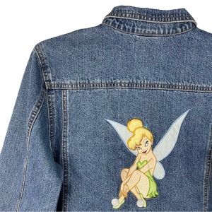 Vintage Disney Tinker Bell Denim Jean Jacket